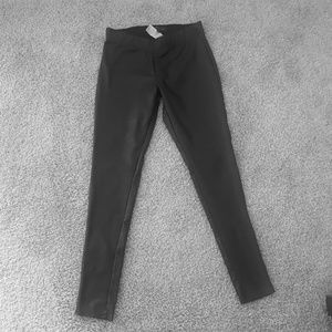 Faux leather leggings